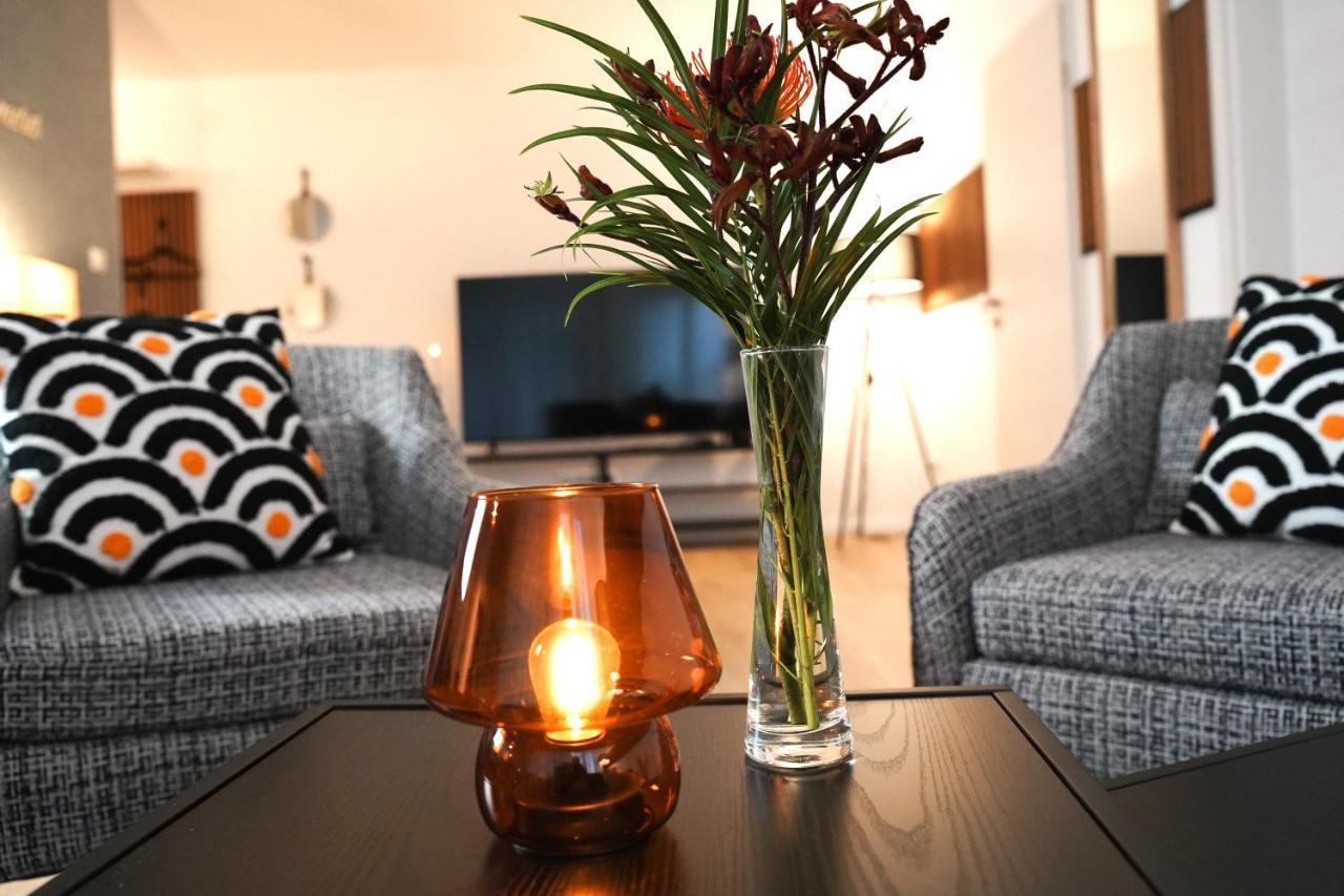 Kamin, Parkplatz, Balkon, Stilvolles Zuhause,Grosszuegig Apartment Paderborn Bagian luar foto