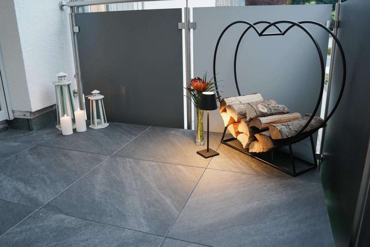 Kamin, Parkplatz, Balkon, Stilvolles Zuhause,Grosszuegig Apartment Paderborn Bagian luar foto