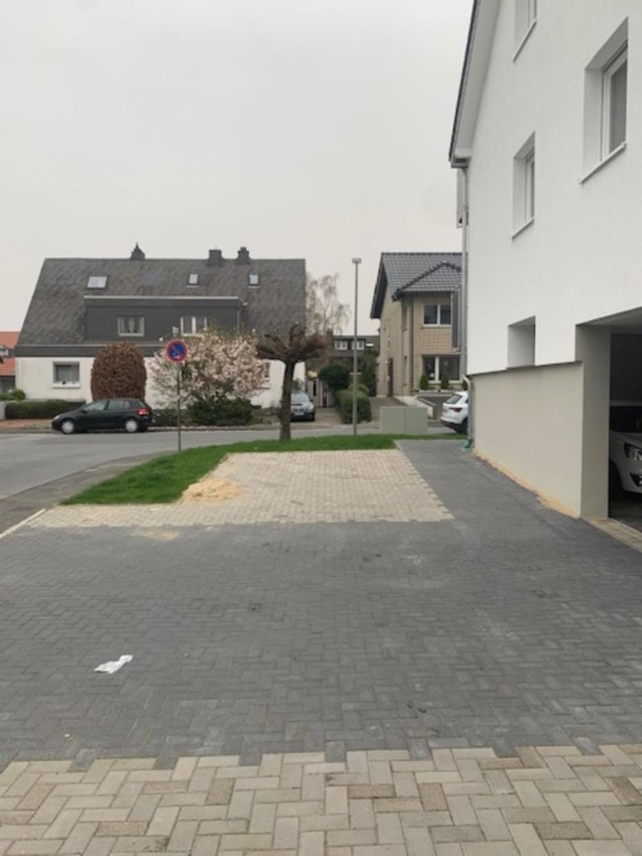 Kamin, Parkplatz, Balkon, Stilvolles Zuhause,Grosszuegig Apartment Paderborn Bagian luar foto